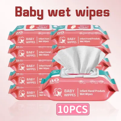 【BUY 10 TAKE10】FIIO FASHION Baby Wipes and Tissue Napkin Bundle - Free Shipping Pack of 10 Each Cottony Soft and Gentle on Skin
