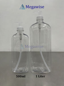 Clear Curved Pump T01 (High Quality PET Plastic)