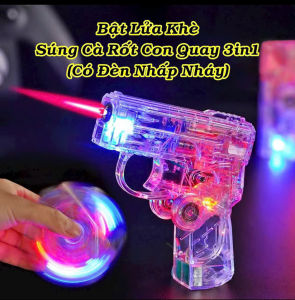 HỘP QUẸT BẬT LỬA MÔ HÌNH KHẨU CON QUAY KÈM ĐÈN LED THIẾT KẾ TRONG SUỐT LỘ THIÊN _ NHATANHH STORE