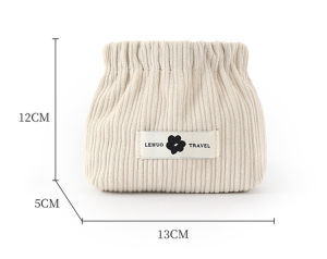 AOL16UZF Small bag womens corduroy portable storage bag cosmetic shrapnel lipstick bag storage bag