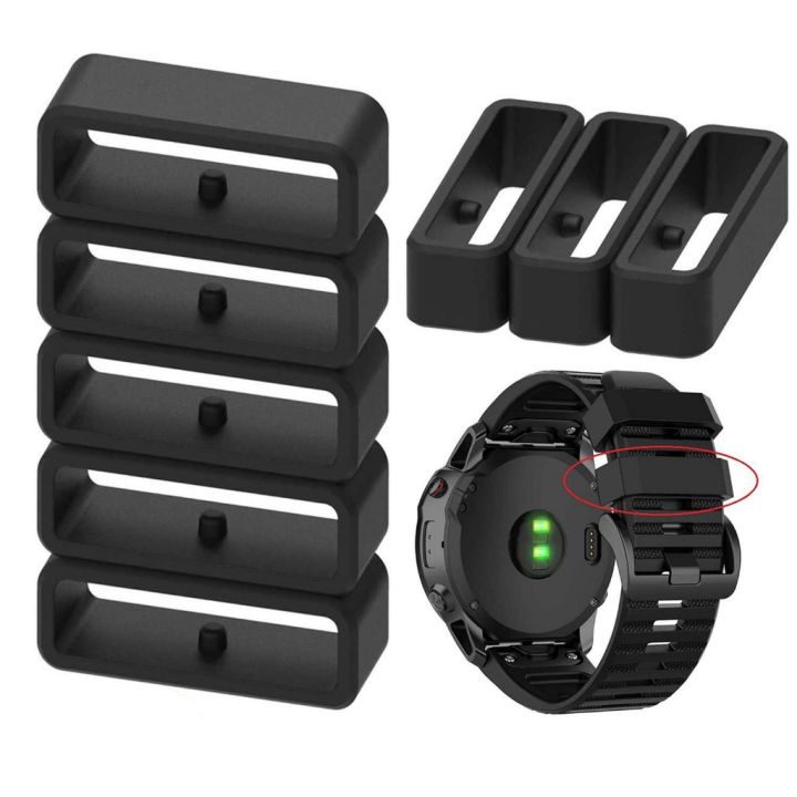 3x Watch Band Strap Loop Keeper For Garmin Fenix Forerunner