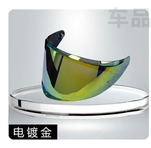 K6 K6S Helmet Full Mirror Electroplating Day and Night Universal Anti-fog Sticker Color-changing