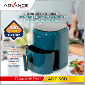 【Ready+BIsa COD】ADVANCE Air Fryer Electric Advance ADF-50D Mesin Penggoreng tanpa minyak / goreng / menggoreng tanpa minyak