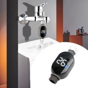 Nhiệt Kế Vòi Sen LED 3 Màu Đo Nhiệt Độ Nước Tắm 1/2 Inch – Không Pin An Toàn Cho Bé