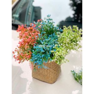 Cụm điểm bi dài 20cm.Dùng để cắm lọ để bàn trang trí tường cây giả. Decor nhà cửa văn phòng