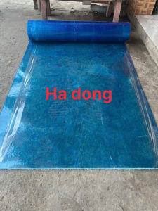 (Khổ rộng 1m 1m2 - Dày 8zem ) Tôn nhựa lấy ánh sáng màu xanh che nắng che mưa chất lượng