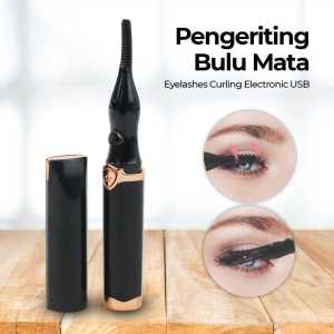 Alat Penjepit Pengeriting Kuas Pelentik Bulu Mata Eyelash Curling Electric USB