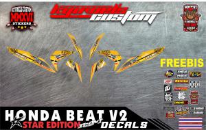 HONDA BEAT V2 STAR EDITION ICON DECAL STICKER