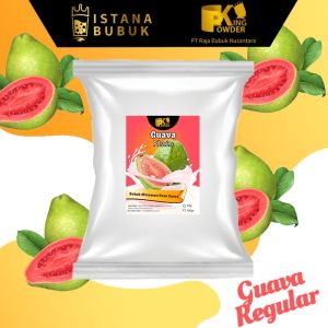 Bubuk Minuman Regular Rasa Guava Powder Drink Reguler Jambu Biji