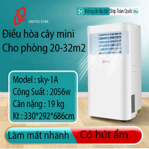 Quạt điều hòa cây có điều khiển từ xa - máy điều hòa di động làm lạnh nhanhmáy điều hòa di động điều hòa cây
