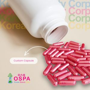 1000pcs Size 0 Pearl Fuchsia Pink/Fuchsia Pink OSPA High Quality Empty Gelatin Capsule