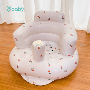 [8 MẪU] Ghế hơi tập ngồi cho bé cao cấp bơm hơi dễ dàng 9BABY