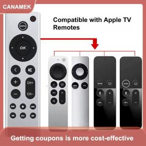 【CANAMEK】 Phổ thay thế từ xa phù hợp cho Apple TV điều khiển từ xa 4K HD a2169 a1842 a1625 a1427 mà không có giọng nói