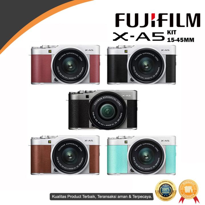 Fujifilm X-A5 Kit 15-45mm PZ - Kamera Fuji Film XA5 + Lensa 15-45mm ...