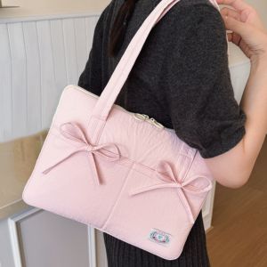 MIIQNUS Portable Laptop Sleeve Cover Bag Bowknot 14inch Computer Protective Case Tablet Pouch Shockproof Notebook Sleeve Pouch Girls/Lady/Women