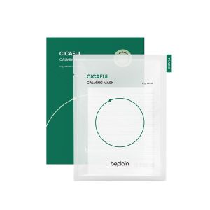 [beplain Official] 🇸🇬 Cicaful Calming Mask 10s / 5s-High Content of Centella Asiatica Extract Reduce Redness & Relief Irritation Skin
