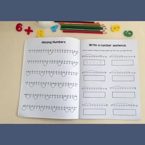 28 Page Math Number Line Practice Book 20 Within Addition and Subtraction Practice Childrens Learning Tools Writing A4 Ben