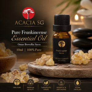 ACACIA SG Pure Frankincense Essential Oil | Oman Boswellia Sacra | 10ml | 100% Pure
