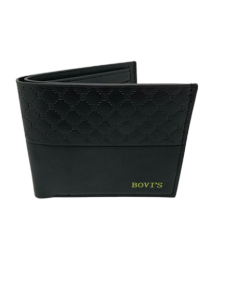 Dompet Pria Dewasa Model Lipat Logo BOVIS Keren Terbaru Bahan Kulit PU Premium