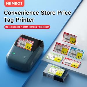 NIIMBOT B1 Price Label Sticker Printer Price and Date Maker for Store Goods.