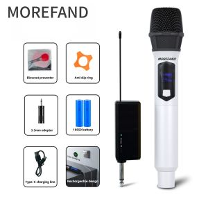 UHF Wireless Microphone Dual Microphone Microphone Receiver/Wireless Microphone Portable Mic floating microphone