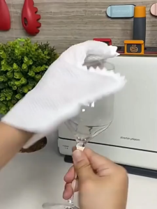 Sarung Tangan Pembersih Pakai Buang Kain Anti Habuk Serap Bulu Alat Cuci Rumah Bersih Tingkap Disposable Cleaning Gloves Dust Removal Static Cloth Hair Catcher Household Window Wipe Cleaning Tool 抹布手套一次性静电除尘无纺布吸附毛发家务大扫除擦窗户清洁神器 H121