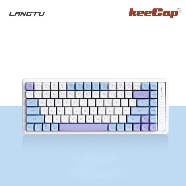 [KEECAP] Bàn phím cơ không dây Langtu GK85 Sea Salt (3 modes – 85 keys ...