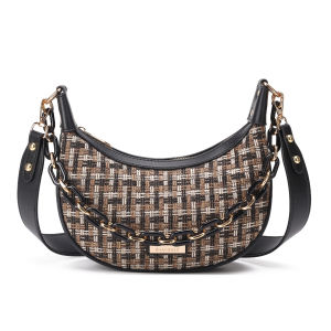 SHANGNCO Tas Wanita Korz Sling Bag 2 Tali Tas Selempang Wanita Shoulder Bag Resleting Kekinian