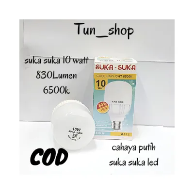 10 pcs Lampu 10 watt suka suka - bohlam capsule 10 watt suka suka - lampu led 10 watt - lampu suka suka