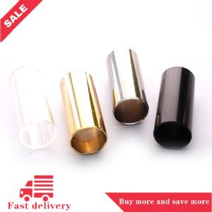 [COD] 60MM Guitar Slide Bar Stainless Steel Metal/Glass Finger Slides For Ukulele