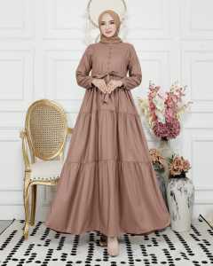 Gamis Clarissa Toyobo Bordir Premium: Gamis Syari Wanita Muslim Terbaru 2021