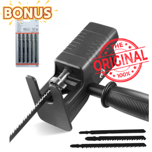 Adaptor Bor Jadi Gergaji Converter Adapter JIgsaw Bonus Mata Jigsaw T244D