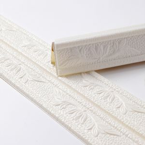 3D Self-Adhesive Foam Wall Edge Strip Stickers Baseboard Corner Waist Line Trim Line Sticker Home Decor 230cm