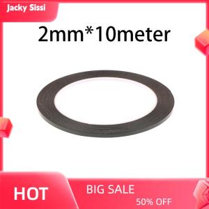Jacky 2-5MM 10M Black Strong Adhesive Tape Roll For Tablet LCD Touch Glass Frame Back Cover Repair Double Side Glue For Phone