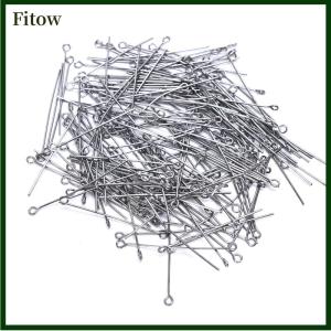 Fitow 200Pcs Lot Eye Head Pins Beads Pins Earring Wire DIY Jewelry Making Craft
