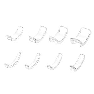 8 cái miếng chỉnh kích thước vòng silicon Miếng điều chỉnh vô hình điều chỉnh vòng lỏng Fixer cho lỏng ban nhạc an toàn phù hợp với giải pháp