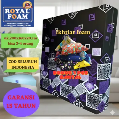 Kasur Busa Royal No. 2 Ukuran 200x160x20 cm RK 23 Anti Bakteri Royal Foam Original Bergaransi