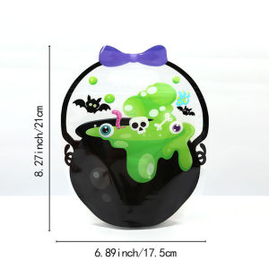 Halloween Candy Bag/Reusable Trick Or Treat Tote Bag/Party Gift Bag For Kids/Spacious Halloween Treat Bag/Perfect For Halloween Party