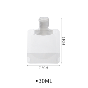 30ml 50ml 100ml Travel Bottle Leak Proof Toiletry Bag for Shampoo Lotion Makeup Squeeze Pouc