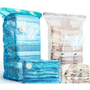 ถุงสูญญากาศ ไม่ต้องใช้ปั๊มลม ประหยัดพื้นที่ กล่องเก็บของ ทนต่อคราบสกปรก เสื้อผ้าบ้านทั้งหลัง