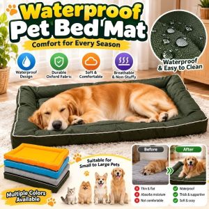 Waterproof Pet Bed Large Dog Mat Oxford Cloth Dog Bed Cat Bed Moisture Proof Pet Mat Large Sleeping Pad Pet Supplies