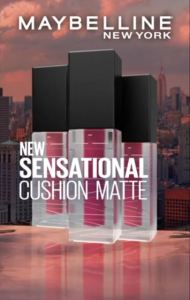 Maybelline Color Sensational Cushion Matte Liquid Lipstick - Soft Velvet Finish Vitamin E Infused Moisturized Lips