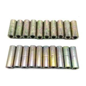 20 Pieces Electric Guitar Buckle Connect Adjust Cap Connector Bass Guitar Truss Rod Nut Replacement Anchor Repair Parts