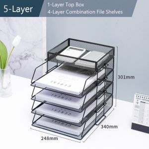 COMEMECO Siêu năng lực Kệ hồ sơ Có thể tháo rời Có thể xếp chồng lên nhau Bộ tổ chức để bàn Chủ nghĩa tối giản Lưu trữ giấy A4 Giá lưu trữ hồ sơ Trang chủ