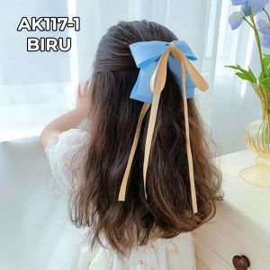 Jepit Rambut Korea Anak Perempuan Model Pita Kain Besar Aksesoris Rambut Fashion Korea AK117