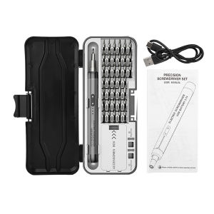 Voktta DC3.7-4.2V 46 trong một nhỏ chính xác tua vít điện im lặng bền lâu dài có thể sạc lại mô-men xoắn cao hộ gia đình dụng cụ bảo trì