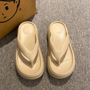 Dép xỏ ngón đế dày mùa hè cho nữ eva Dép xỏ ngón đi biển tại nhà chống trượt với cảm giác êm ái