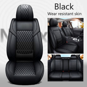 Isuzu Special Car Seat Covers Full Set 5 Seat Leather Car Seat Protector with Lumbar Support Waterproof Seat Covers Fit for Dmax Mux Trooper Fuego Sportivo Hi-Lander Alterra