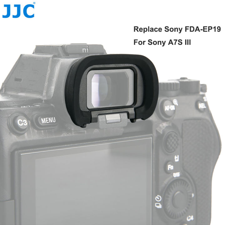 JJC Rubber Camera Eyecup Viewfinder Protector Eye Cup Soft Silicone Eyepiece For Sony A7RV A7R5 a7 IV A7SIII  a7S3 a7S III a7siii a1 Replaces Sony FDA-EP19