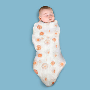 Swaddle Sleeping Bag Bamboo Fiber Newborn Baby Transitional Sun Prevention Breathable Super Cooling and UltraSoft